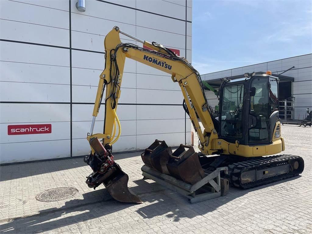 Komatsu PC55MR-5 حفارات بعجل