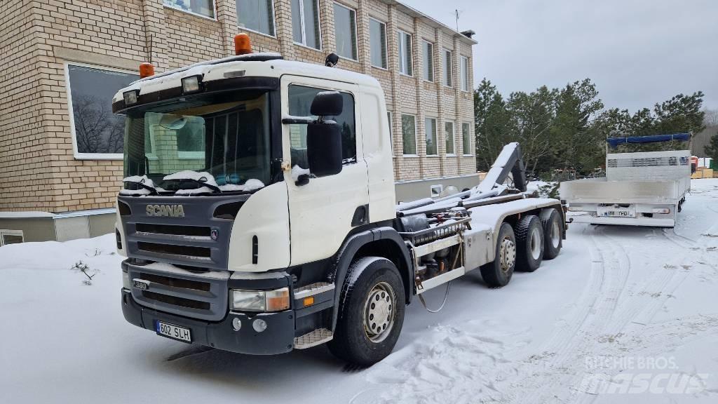 Scania P 380 شاحنات الرافعات الخطافية