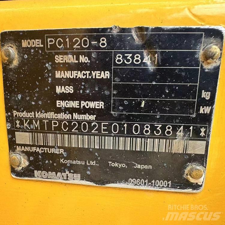Komatsu PC 120-8 حفارات زحافة