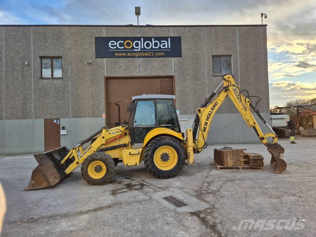 New Holland LB 110 B لوادر ذات جرافات عكسية