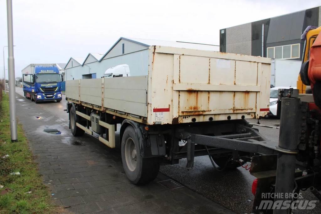 Lecitrailer + 2 AXEL مقطوروات مسطحة/مفصلية الجوانب