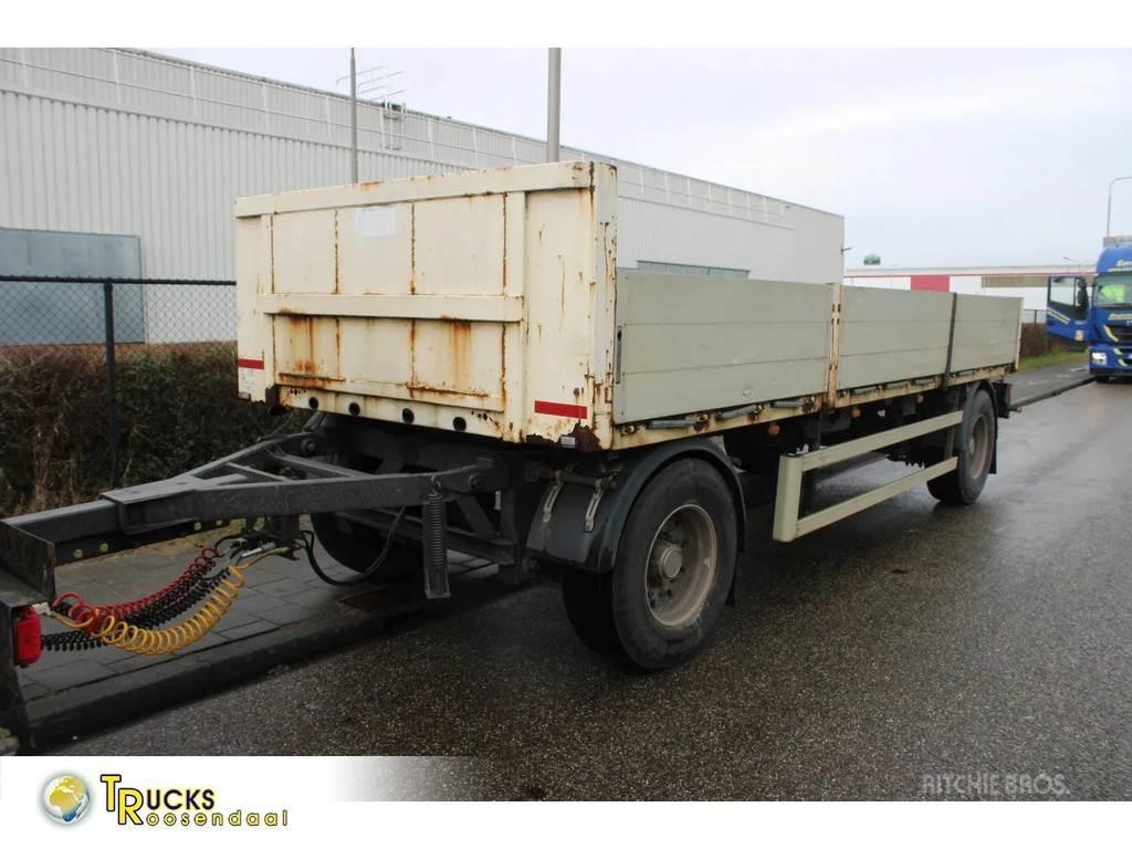 Lecitrailer + 2 AXEL مقطوروات مسطحة/مفصلية الجوانب