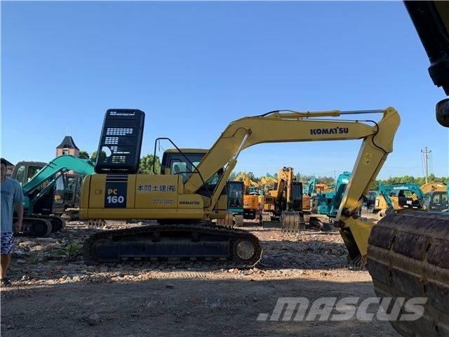 Komatsu PC 160 حفارات زحافة
