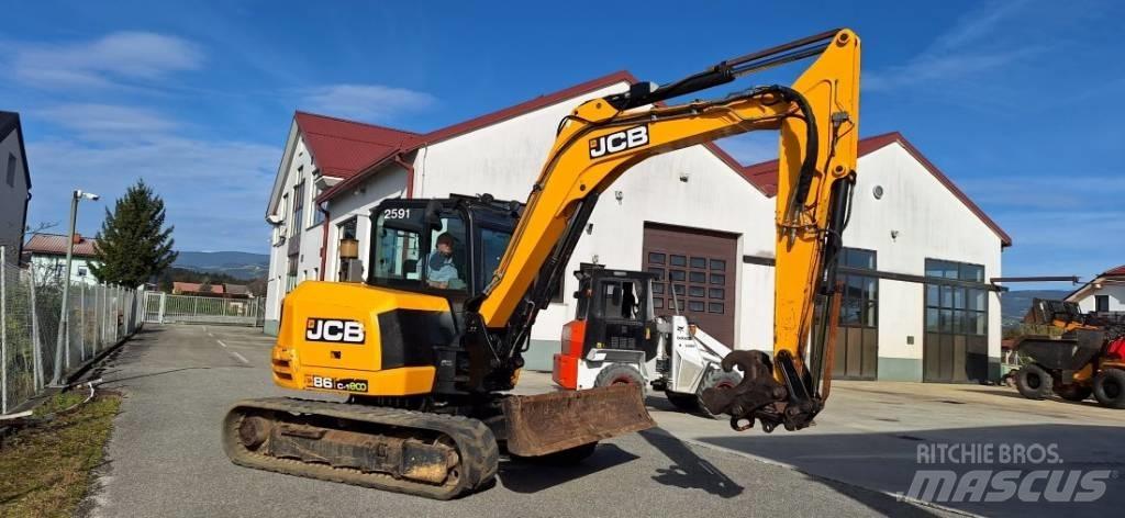 JCB 86C-1 حفارات وسط 7 طن - 12 طن