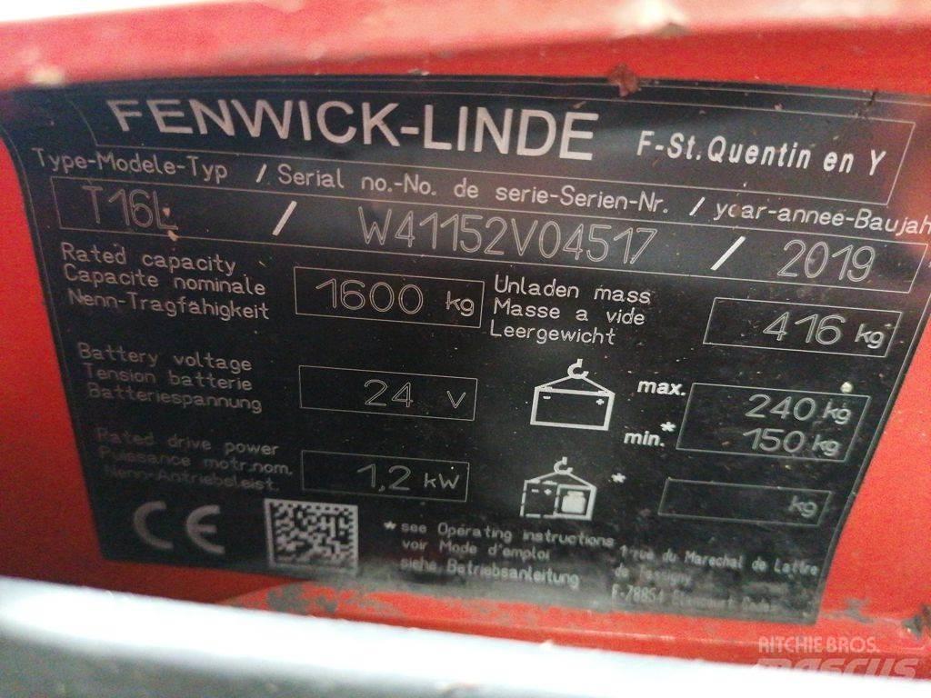 Linde T16L معدات الرفع منخفض المستوى