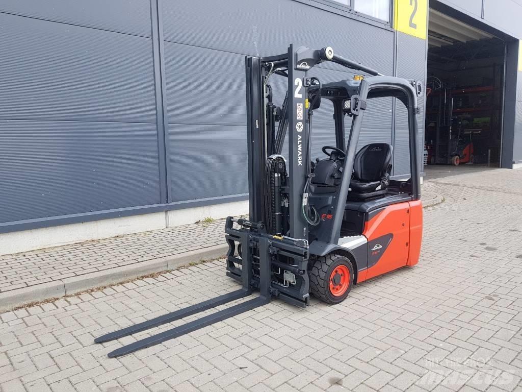 Linde E16C شاحنات ذات رافعات شوكية تعمل بالكهرباء