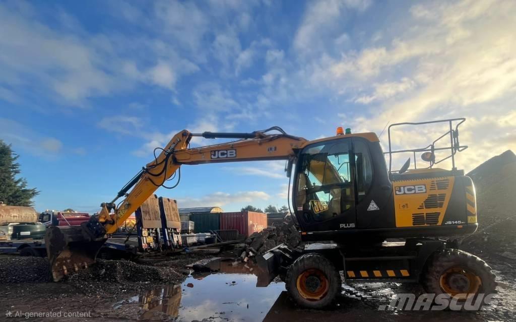 JCB JS 145 W حفارات بعجل