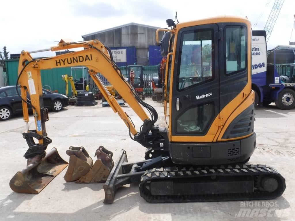 Hyundai Robex 27 Z-9 حفارات صغيرة أقل من 7 طن (حفارات صغيرة)