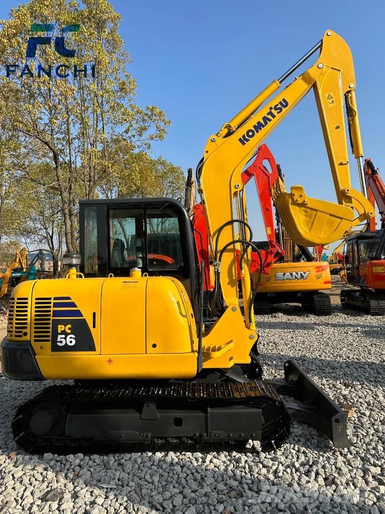 Komatsu pc56 حفارات زحافة