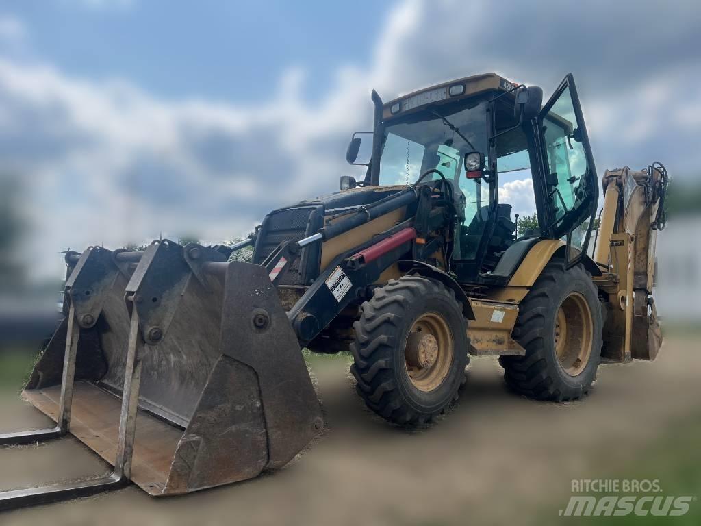 CAT 428 لوادر ذات جرافات عكسية