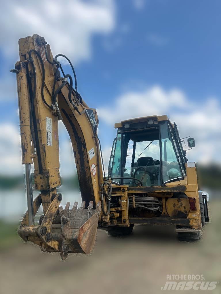 CAT 428 لوادر ذات جرافات عكسية