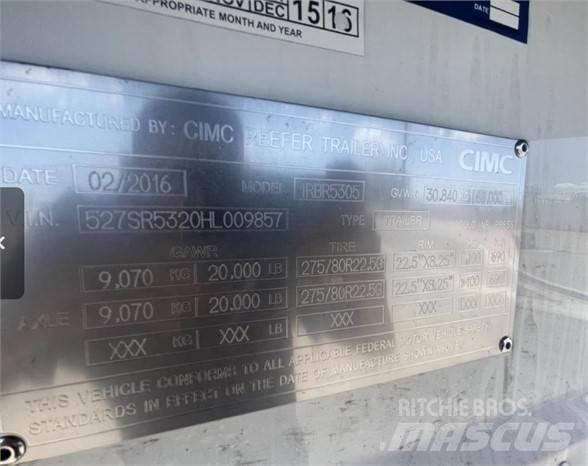 Utility 53 FT نصف مقطورات بدرجة حرارة قابلة للضبط