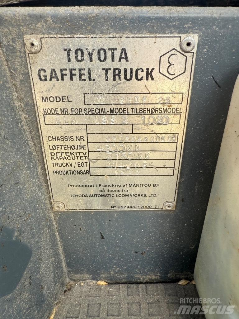 Toyota FD 25 شاحنات الديزل