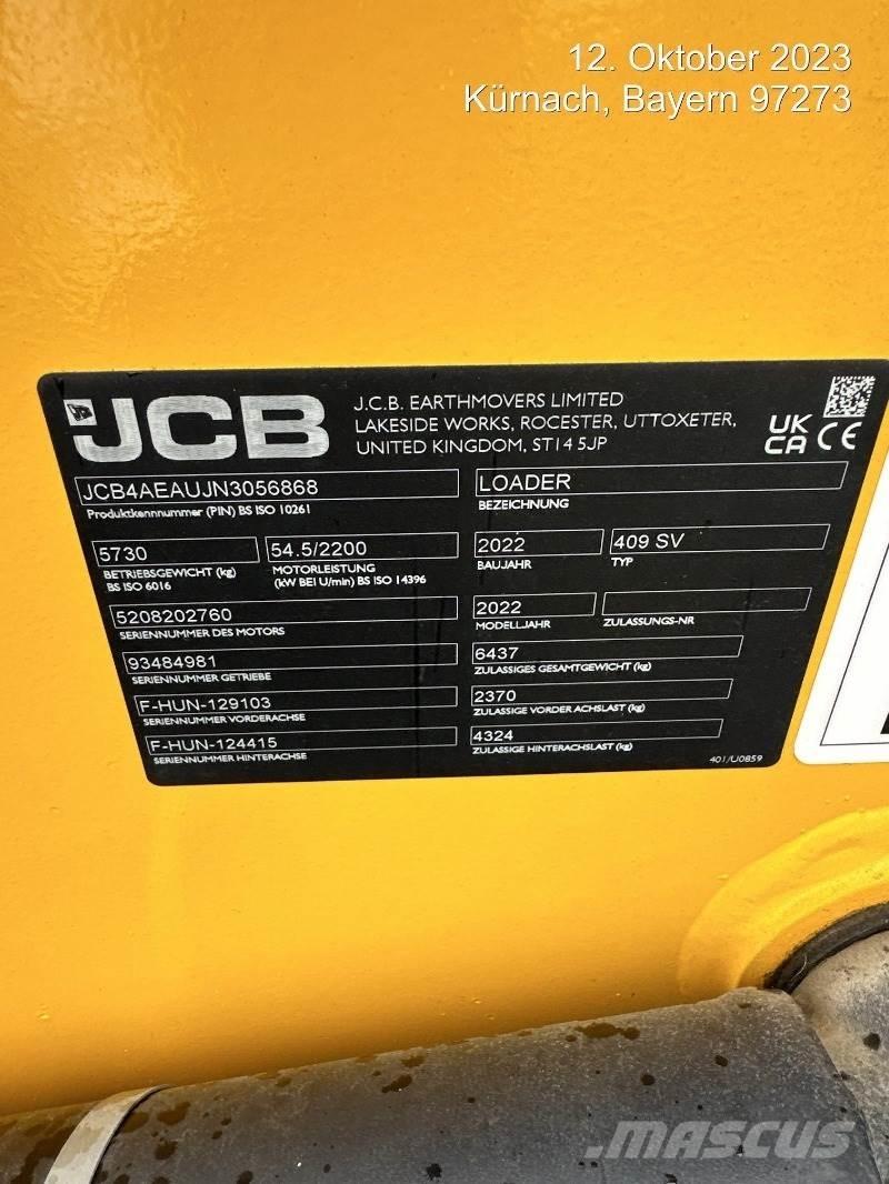 JCB 409 لوادر بعجل