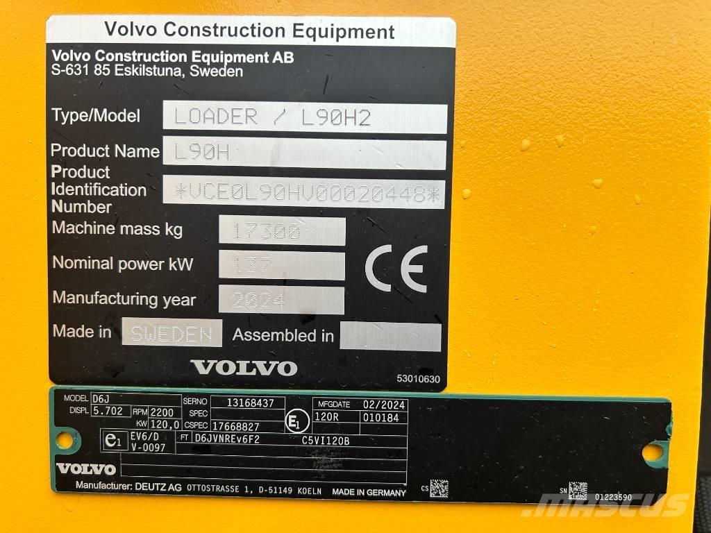 Volvo L 90 H 2 لوادر بعجل