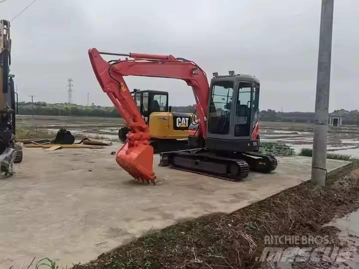 Hitachi ZX 55 حفارات صغيرة أقل من 7 طن (حفارات صغيرة)