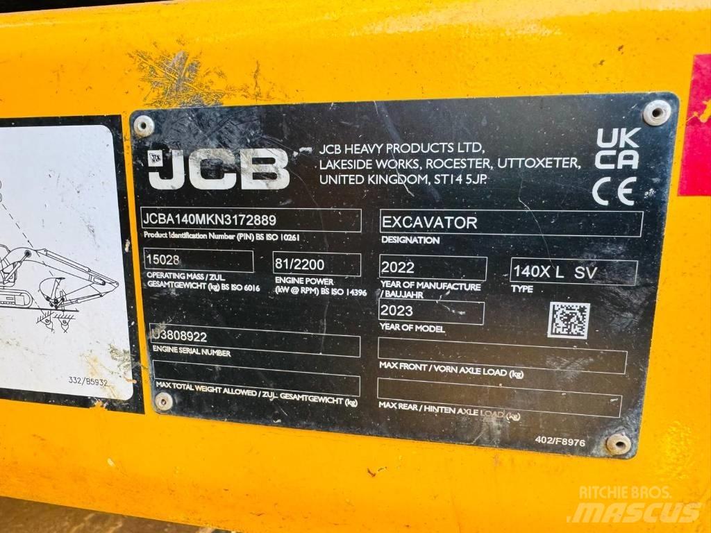 JCB 140 X حفارات زحافة