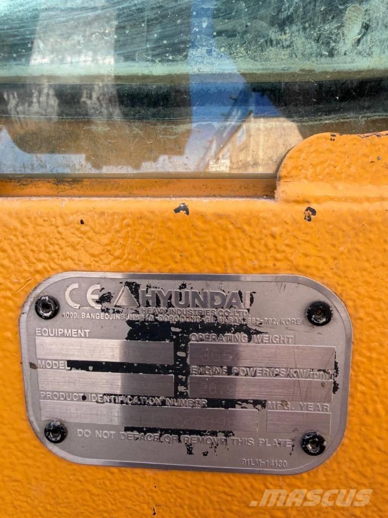 Hyundai Robex 35 Z-9 حفارات صغيرة أقل من 7 طن (حفارات صغيرة)