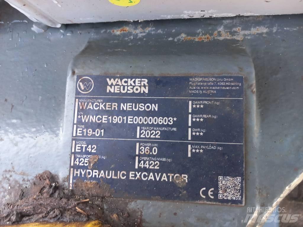 Wacker Neuson ET42 حفارات زحافة