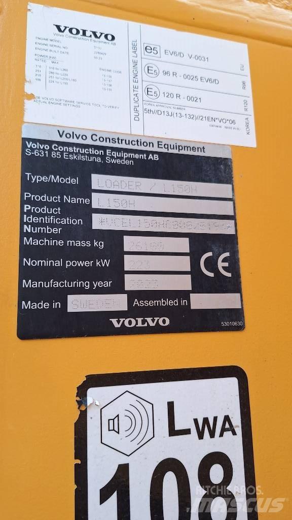 Volvo L 150 H لوادر بعجل