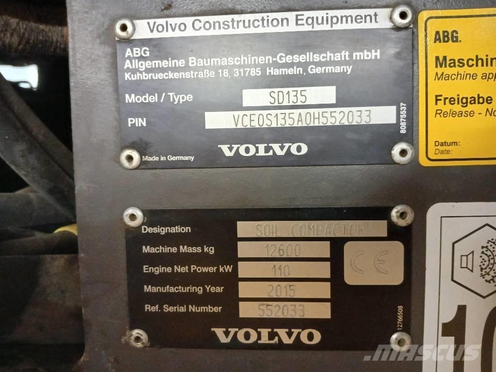 Volvo SD135, Vält مداحل أحادية الأسطوانة