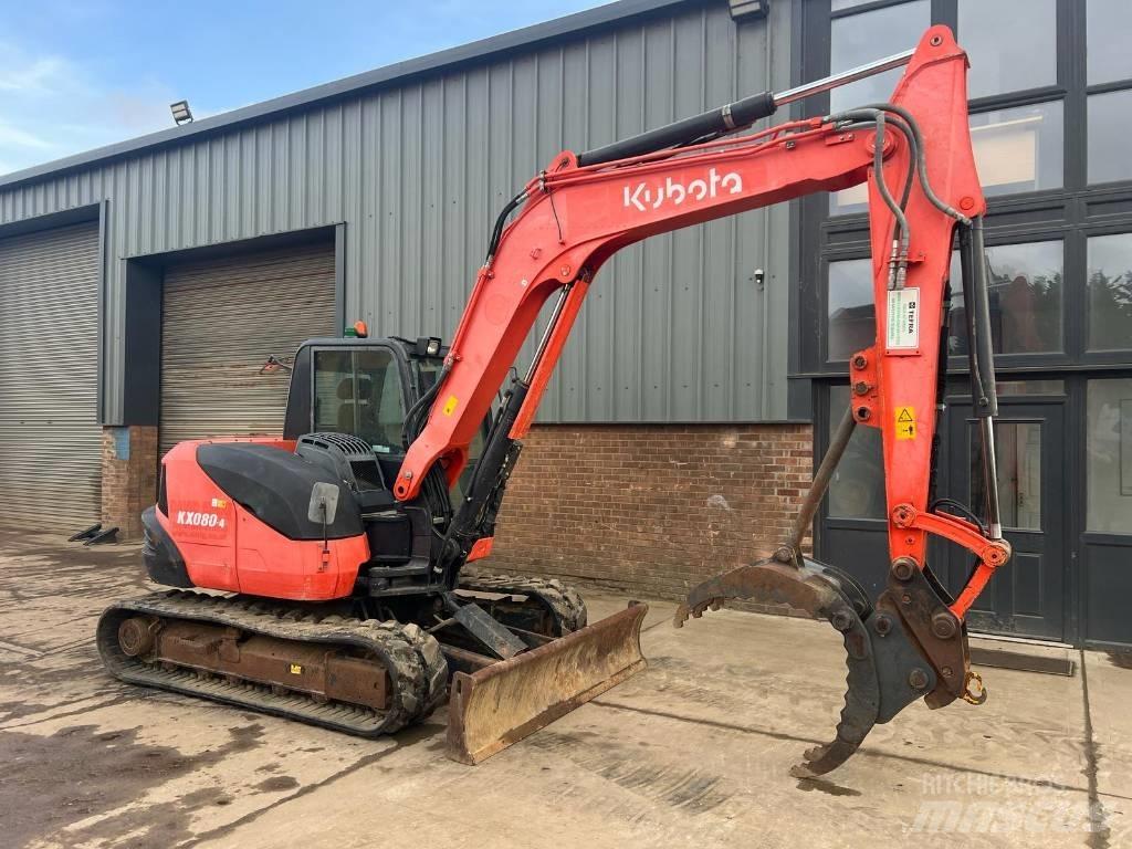 Kubota KX 080-4 حفارات وسط 7 طن - 12 طن