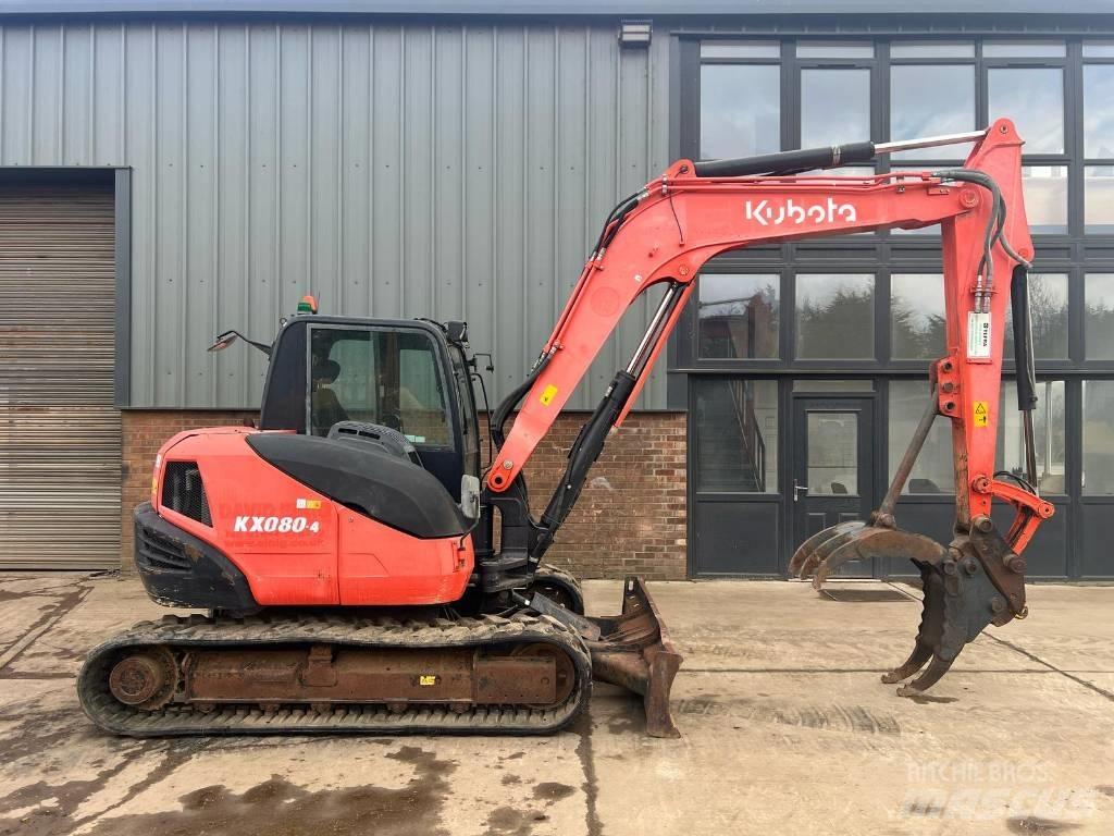 Kubota KX 080-4 حفارات وسط 7 طن - 12 طن