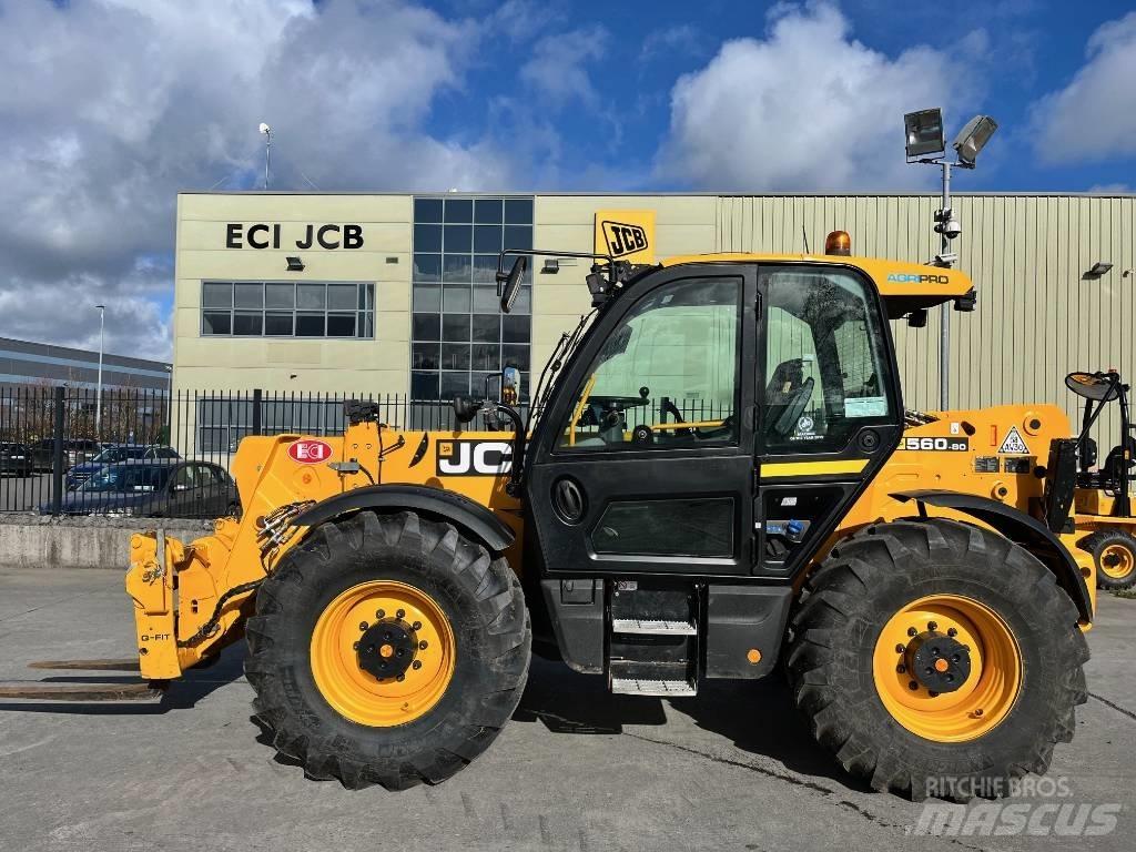 JCB 560-80 AGRI PRO مناولات متداخلة