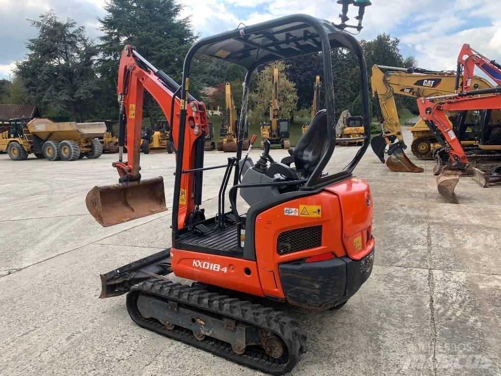 Kubota KX 018-4 حفارات صغيرة أقل من 7 طن (حفارات صغيرة)