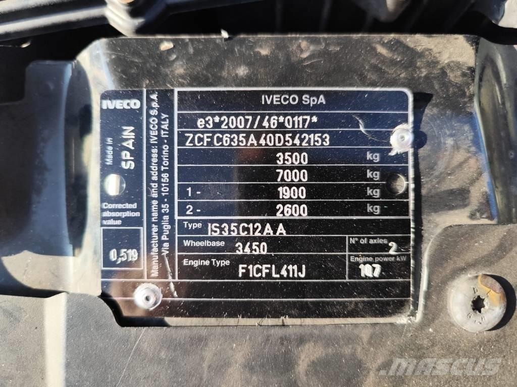 Iveco Daily 35-150 شاحنات الرافعات