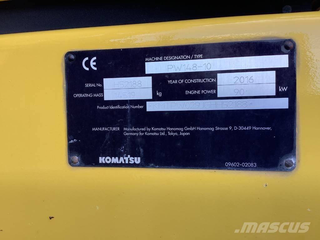 Komatsu PW148-10 حفارات بعجل
