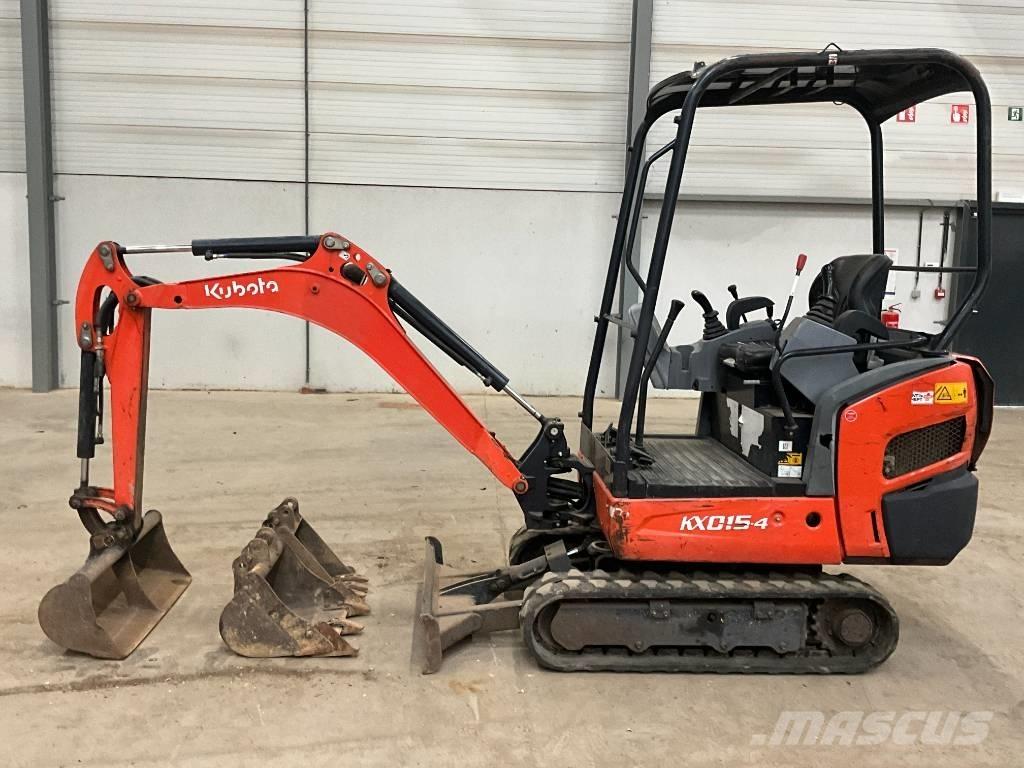 Kubota KX 015-4 حفارات صغيرة أقل من 7 طن (حفارات صغيرة)