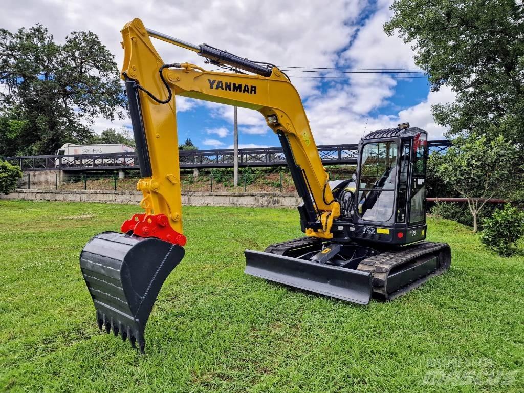 Yanmar Vio 75 حفارات صغيرة أقل من 7 طن (حفارات صغيرة)