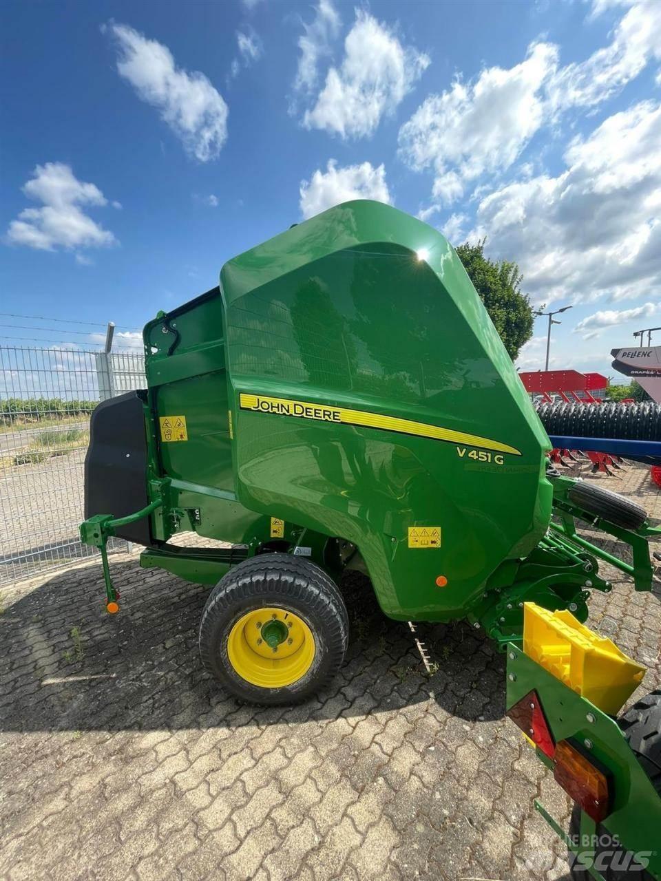 John Deere V451G محزمات مستديرة