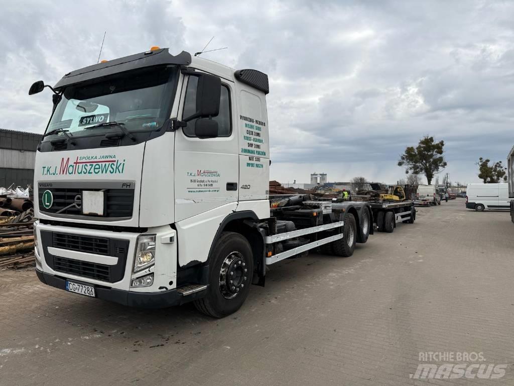 Volvo FH 12 420 شاحنات الرافعات الخطافية