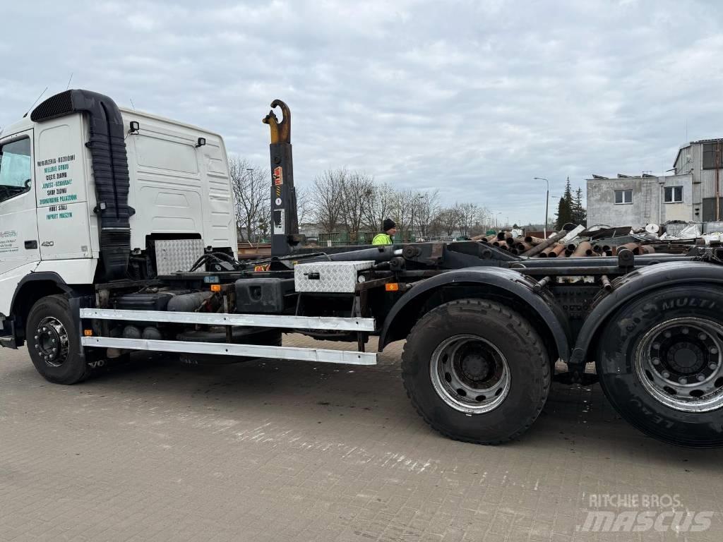 Volvo FH 12 420 شاحنات الرافعات الخطافية