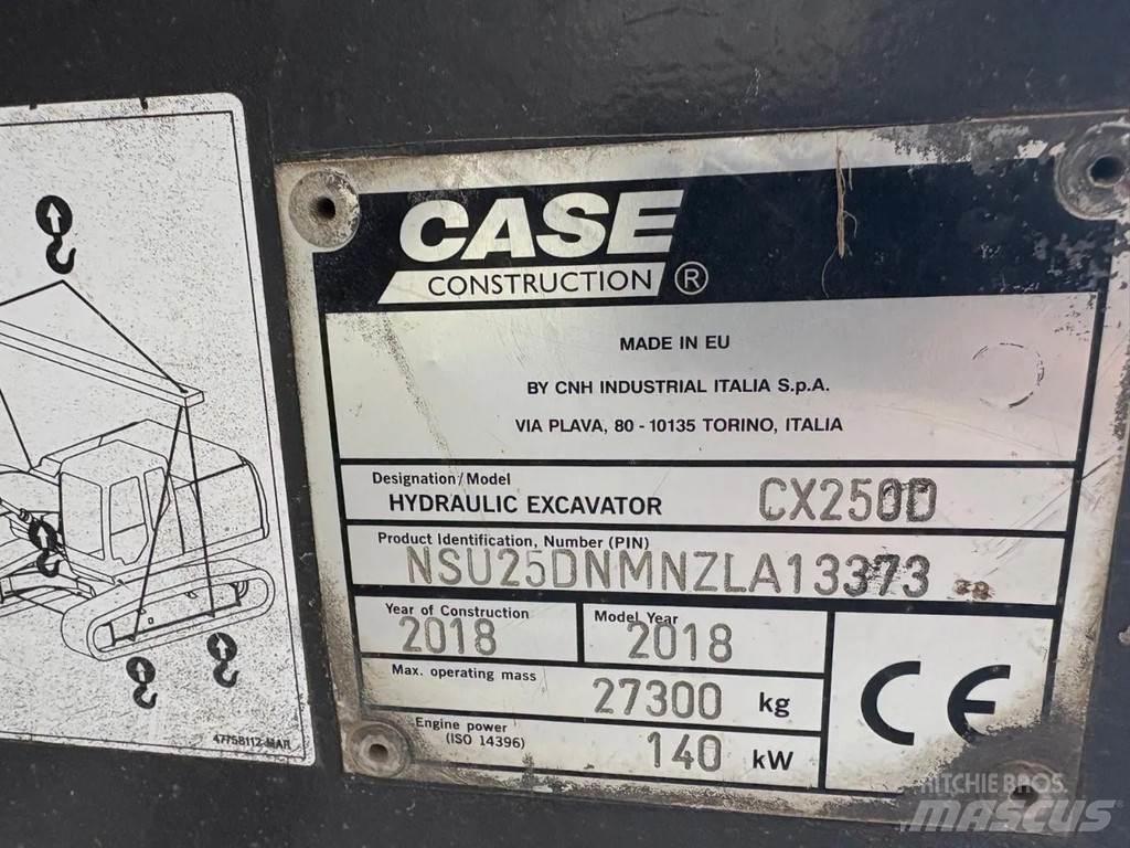 CASE CX250D حفارات زحافة