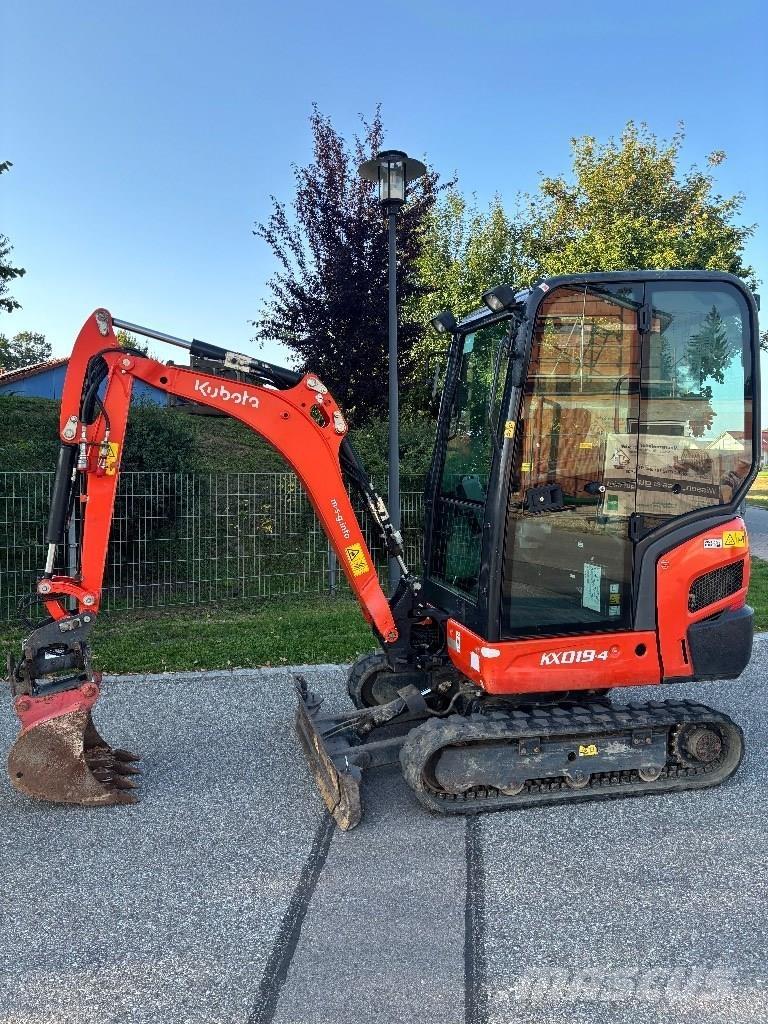 Kubota KX 019-4 حفارات صغيرة أقل من 7 طن (حفارات صغيرة)
