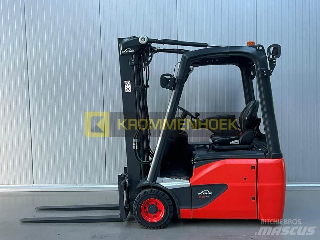 Linde E 16 C-02 شاحنات ذات رافعات شوكية تعمل بالكهرباء