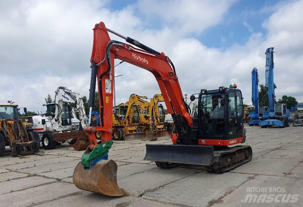 Kubota KX 080-4a حفارات وسط 7 طن - 12 طن