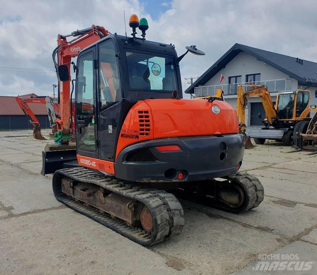 Kubota KX 080-4a حفارات وسط 7 طن - 12 طن