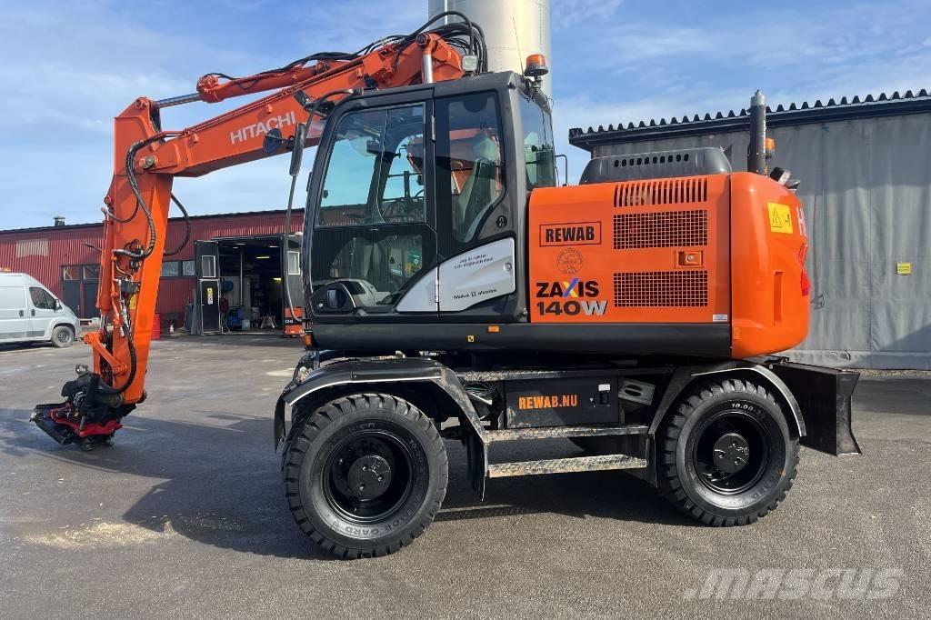 Hitachi ZX 140 W-5 حفارات بعجل