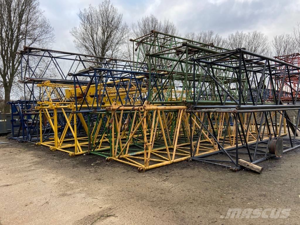  Several boom parts أجزاء ومعدات رافعات