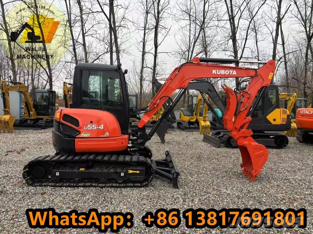 Kubota U 55-4 حفارات صغيرة أقل من 7 طن (حفارات صغيرة)