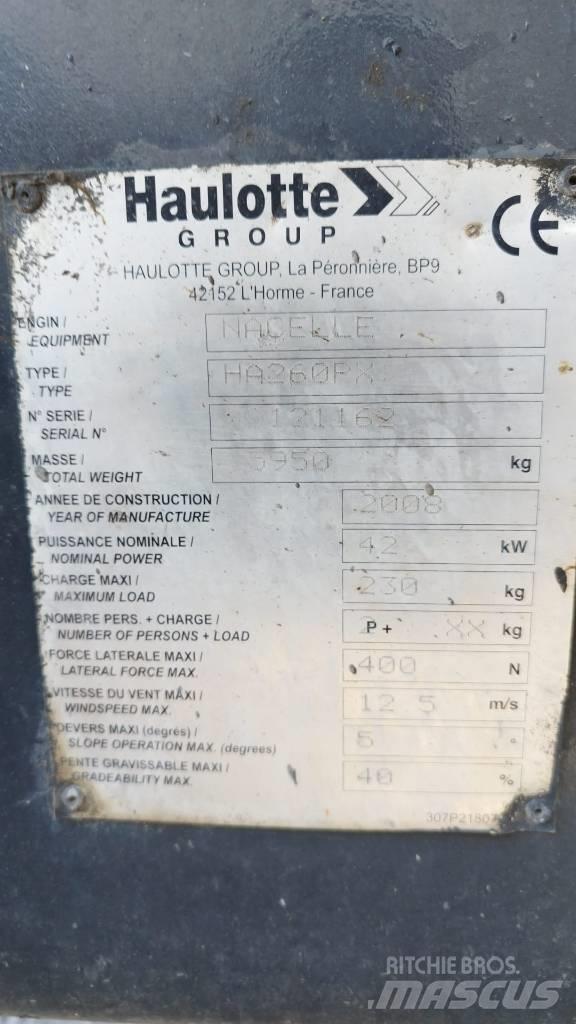 Haulotte HA 260 PX رافعات سلة مفصلية