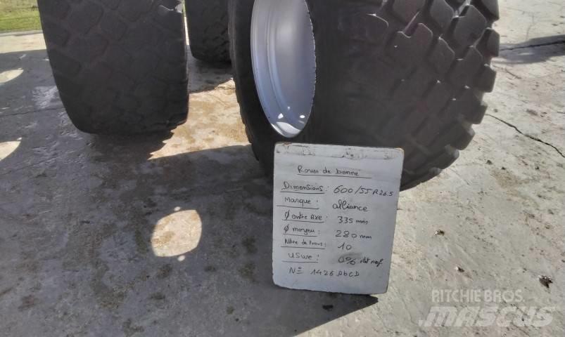 Alliance 600/55R26.5 الإطارات والعجلات والحافات