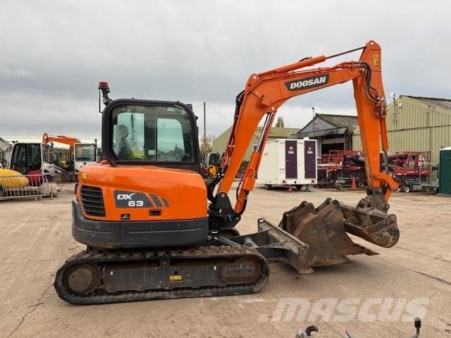 Doosan DX 63-3 حفارات صغيرة أقل من 7 طن (حفارات صغيرة)