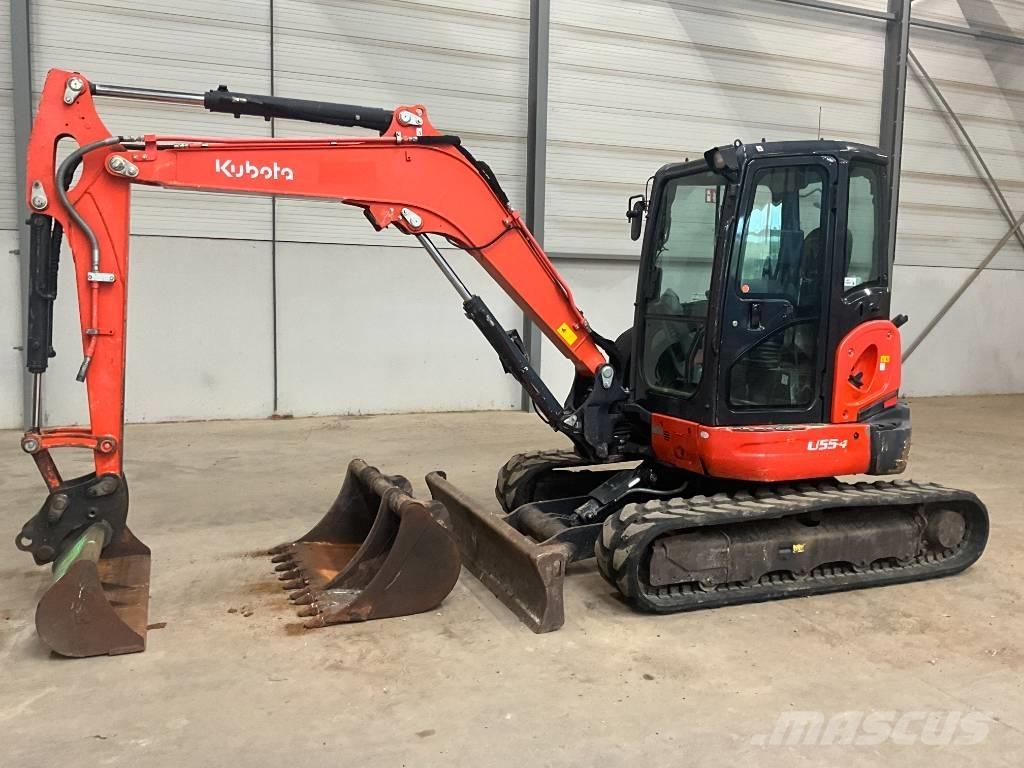 Kubota U 55-4 حفارات صغيرة أقل من 7 طن (حفارات صغيرة)