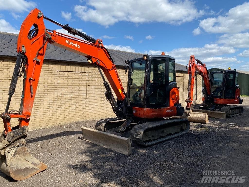 Kubota Kx057 حفارات صغيرة أقل من 7 طن (حفارات صغيرة)