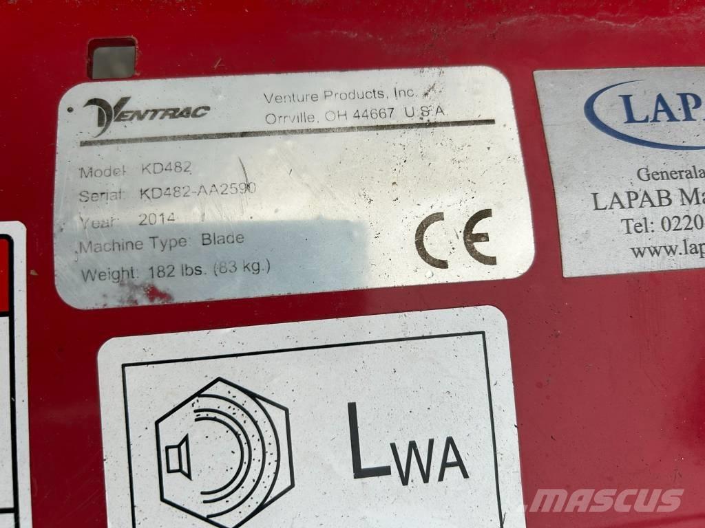 Ventrac KD482 محاريث
